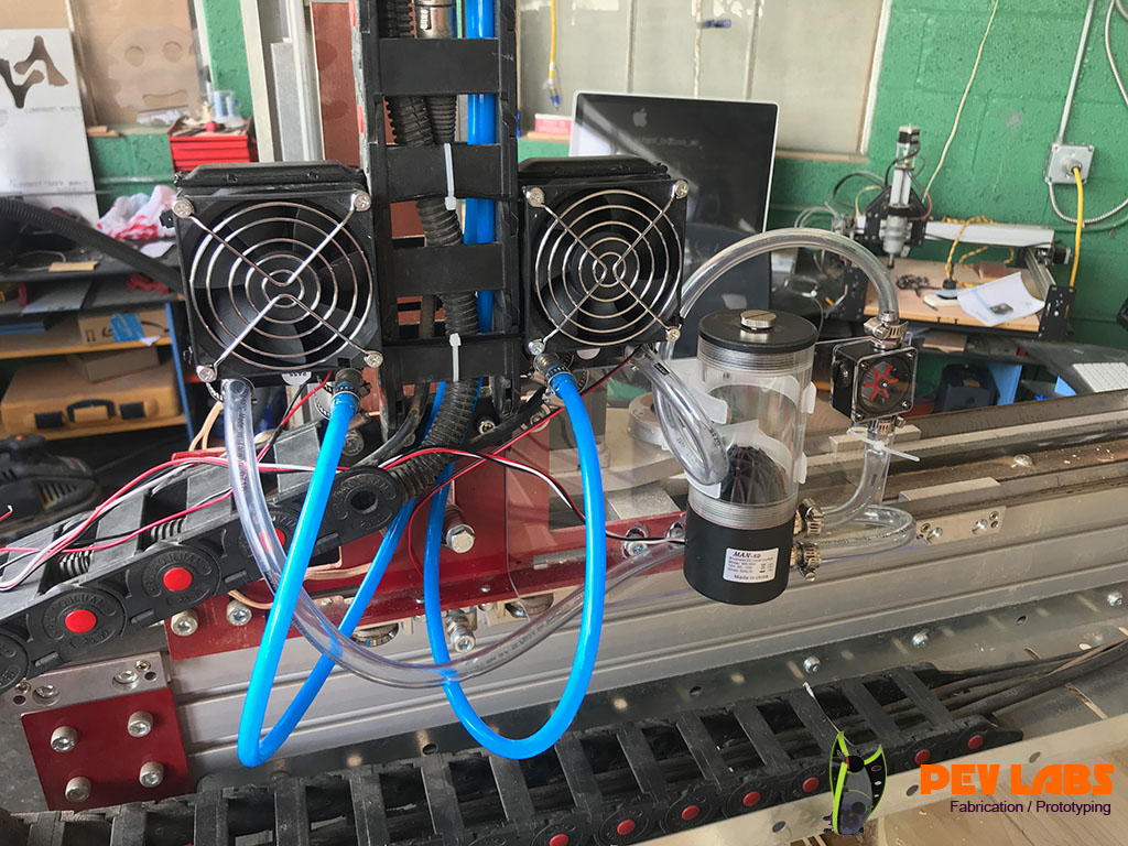 Water Cooling on CNC Gantry