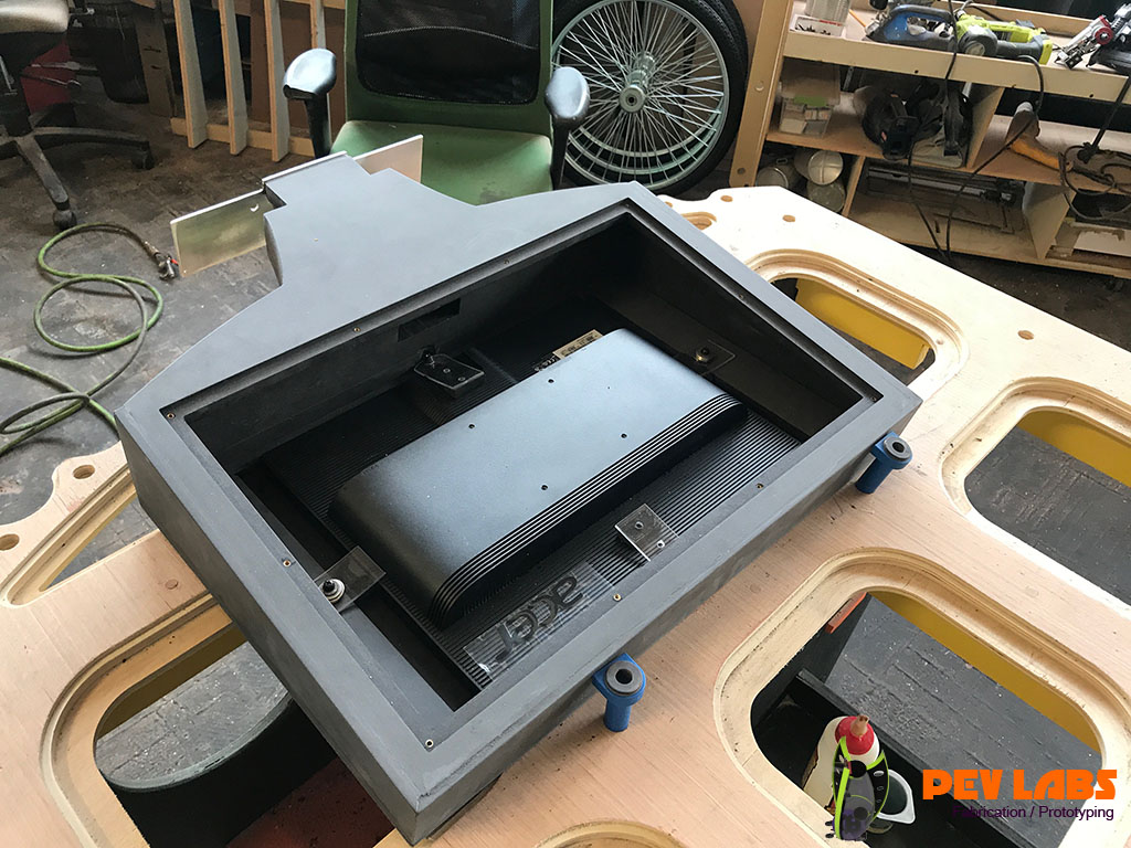 Installing Monitor Electronics in Kiosk Installing Monitor Electronics in Kiosk