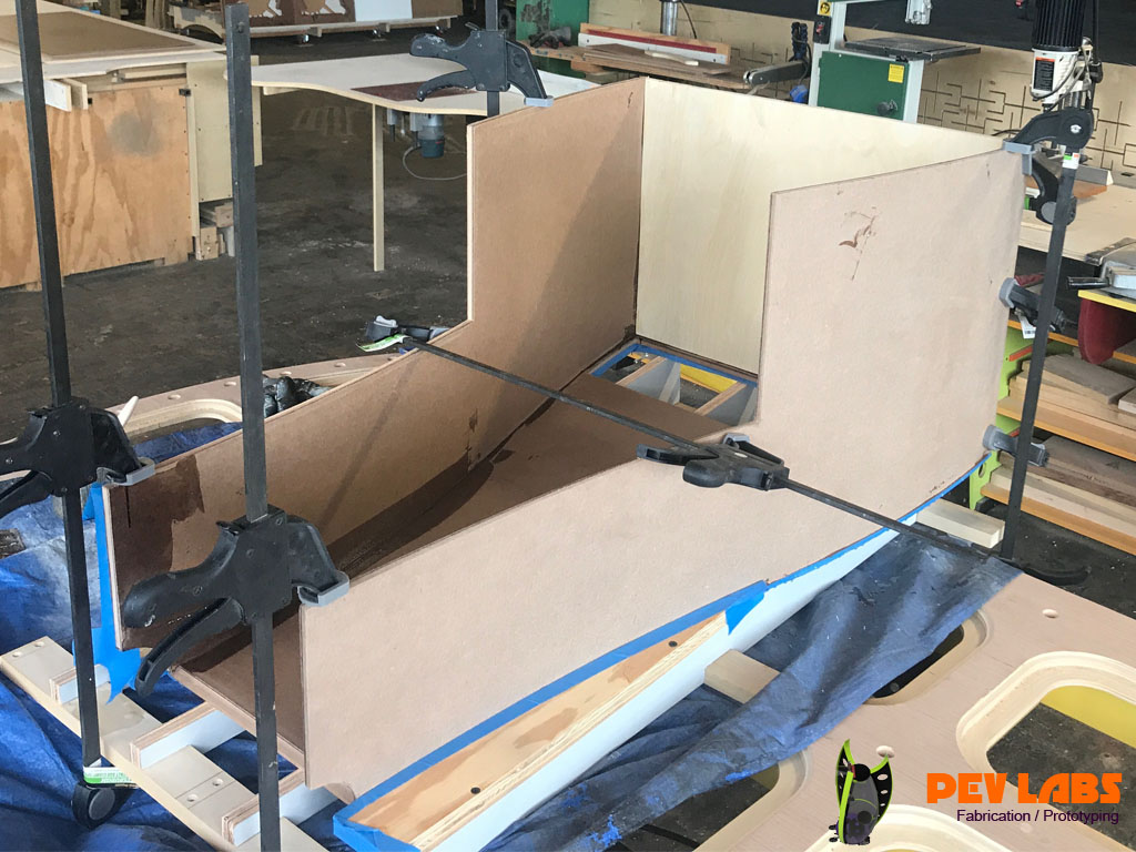 Kiosk Attaching Side Panels Kiosk Attaching Side Panels