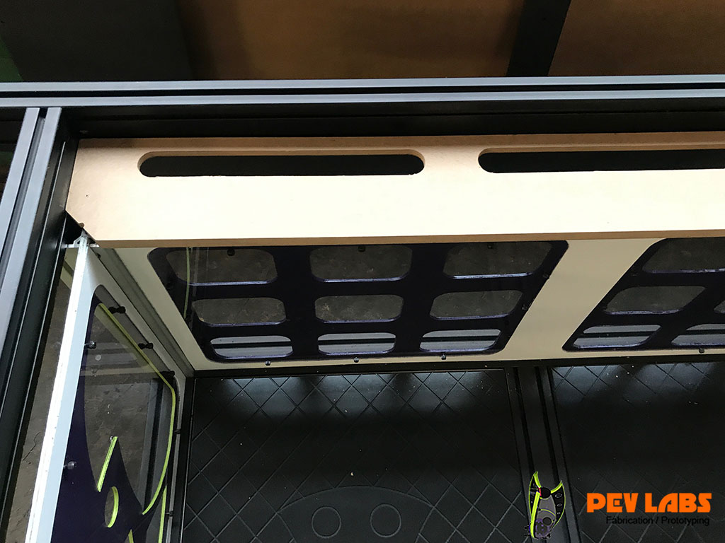 Laser Frame Cabinet Panel Ledge