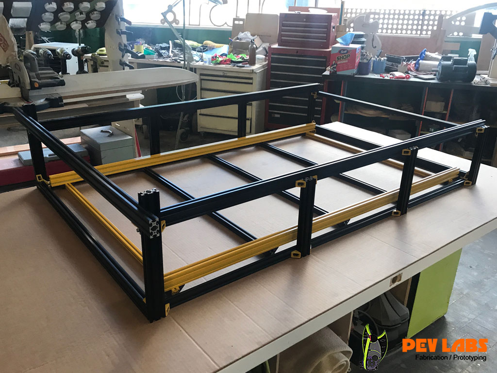 DIY Laser Project Chassis Frame Complete