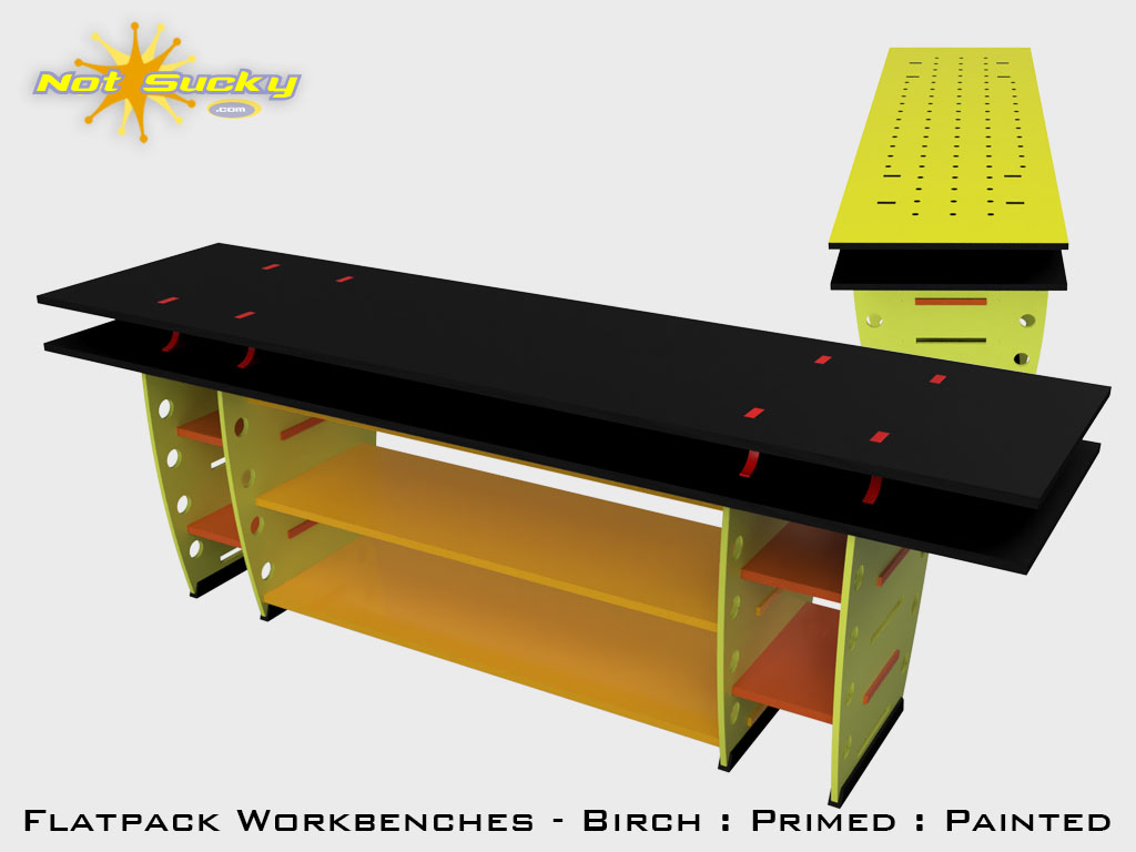 Flat Pack Workbench Product Page