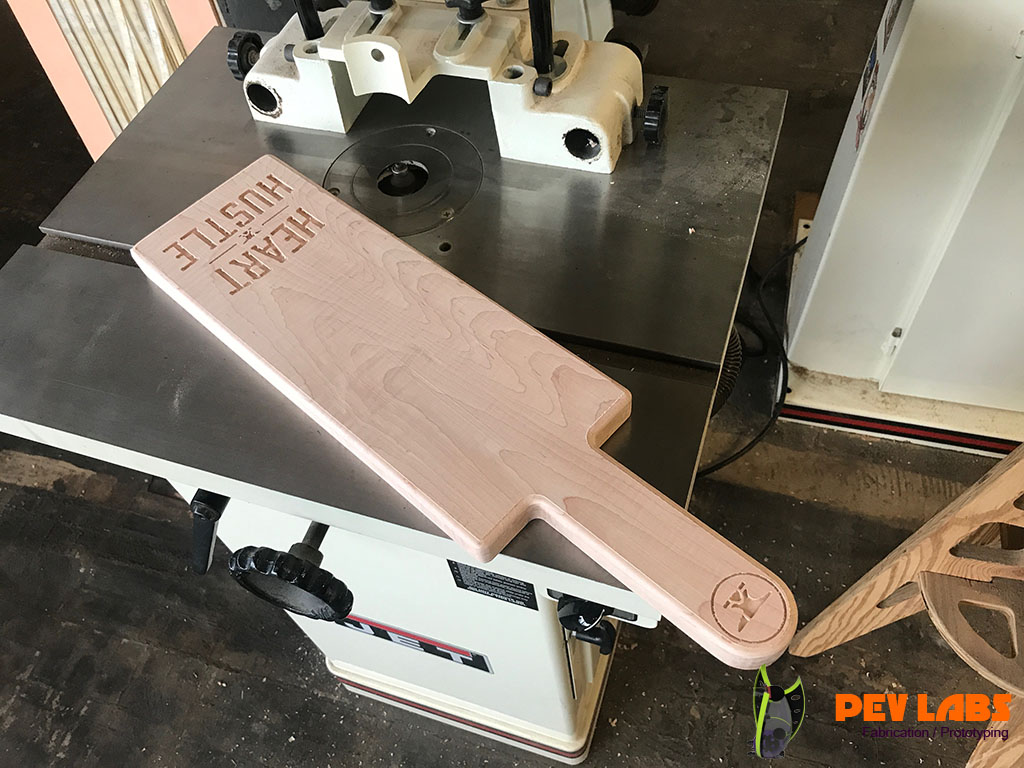 Weight Lifting Board Press After Edge Routing