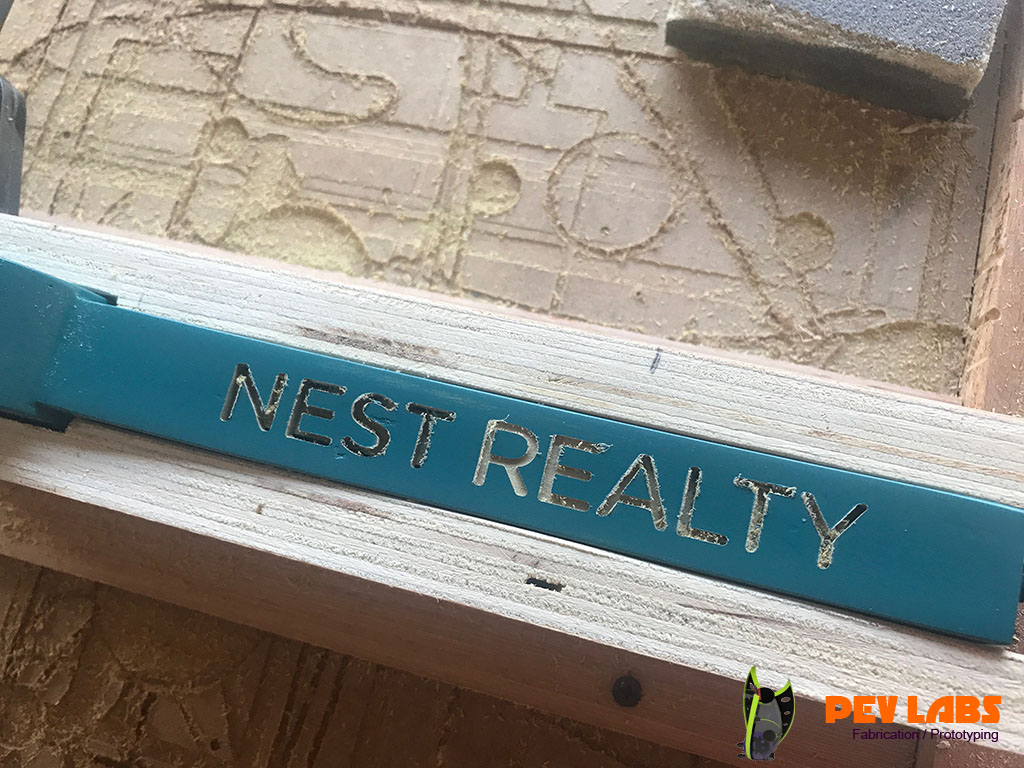 Tap Handle Side Letters Nest Realty