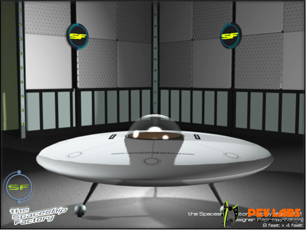 Spaceship Design Front View