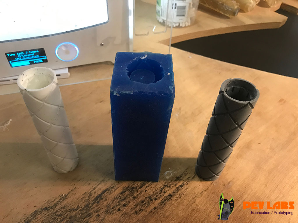 Rubber Mold Making from 3D Printed Masters