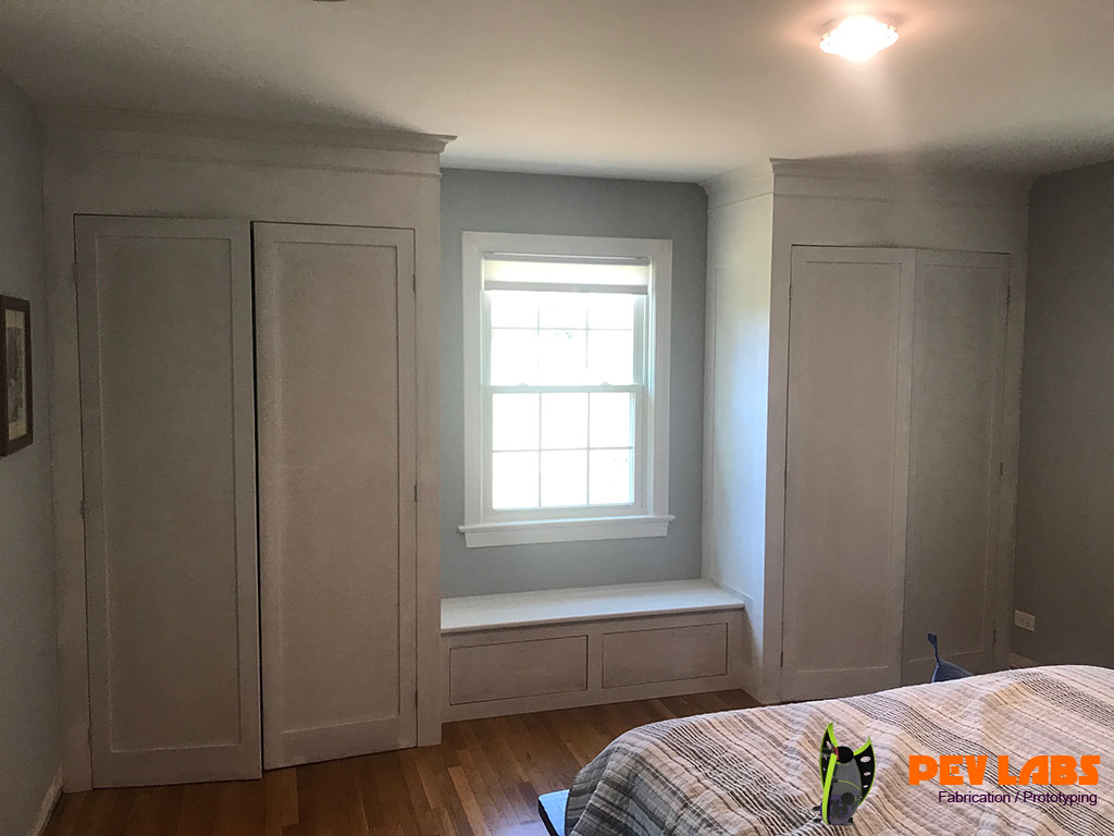 Custom Cabinetry Closets and Window Seat Charlottesville