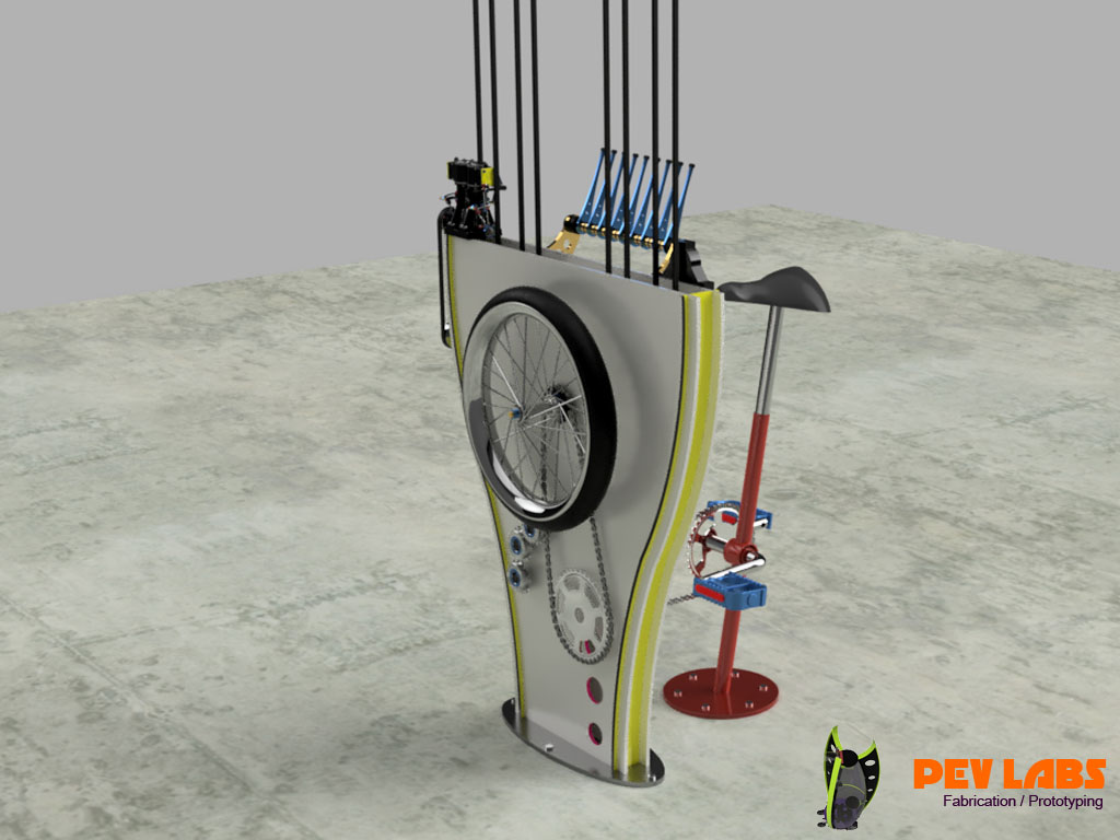 Bike Centric Kiosk Concept by PEV Labs in Virginia