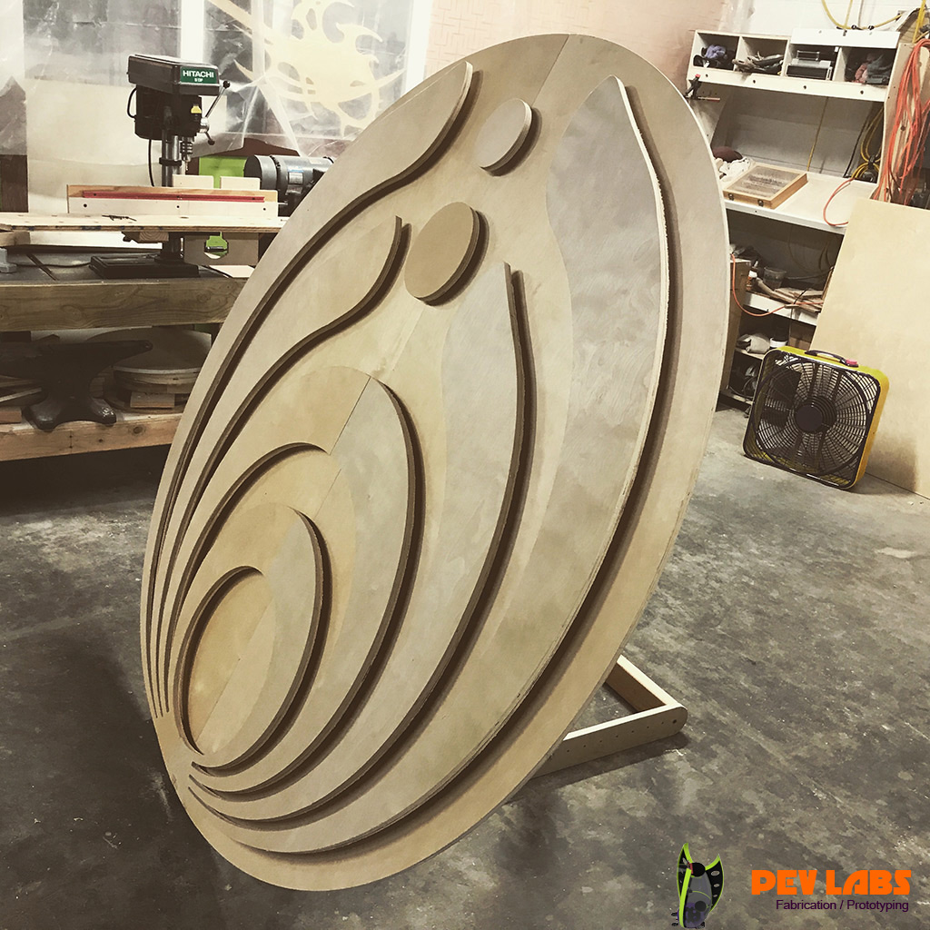 Bassnectar Branded Display by PEV Labs CNC Fabrication