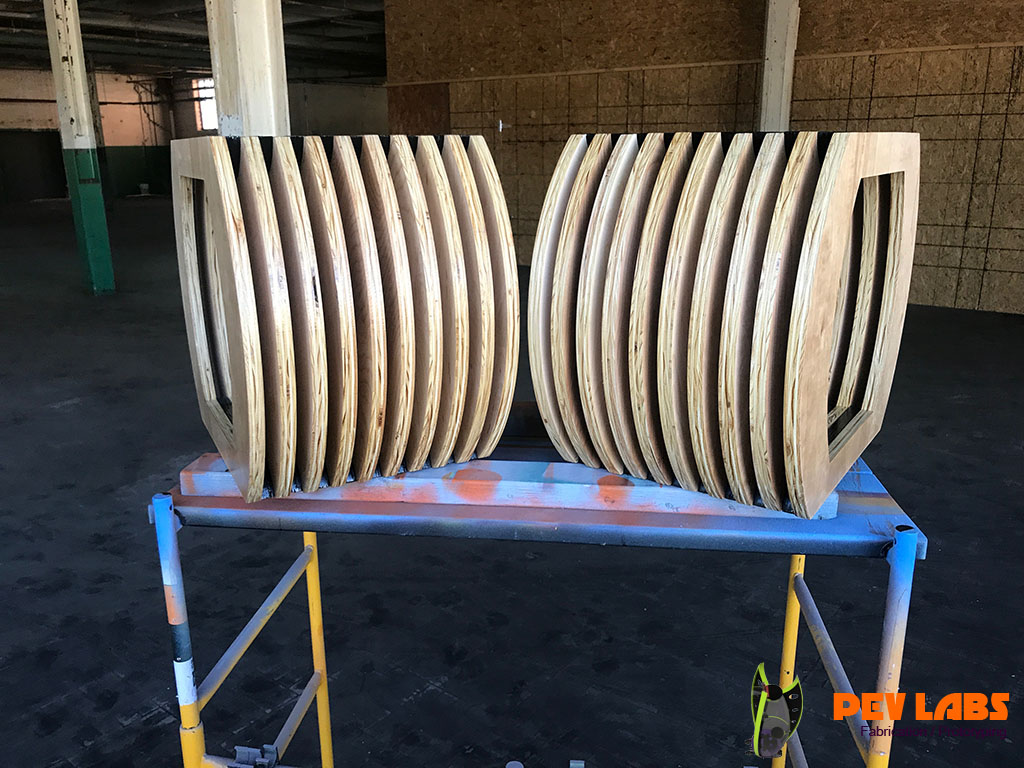 Plywood Parametric Benches