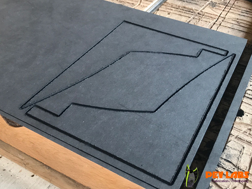 Black ForesCOLOR CNC Milling for Kiosk Prototype