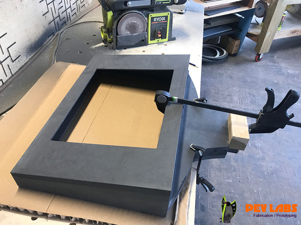 Black ForesCOLOR MDF Monitor Housing