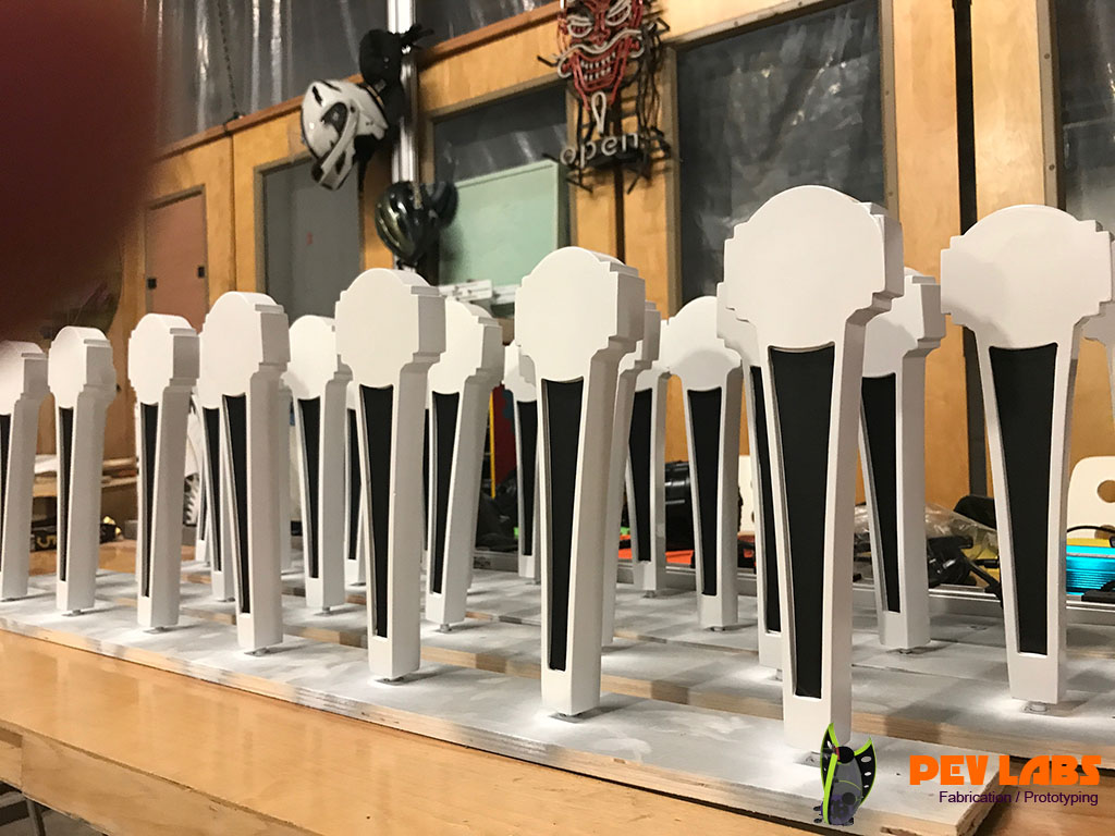 PEV Labs Manufactured Beer Tap Handles with Epoxy Resin