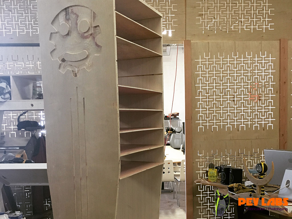 CNC Panels and Parts Cabinet
